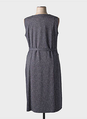 Robe mi-longue sans manche sans manche gris VALMODE femme