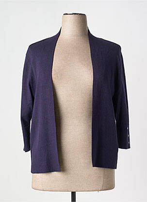 Gilet manches longues manches 3/4 bleu CONCEPT K femme