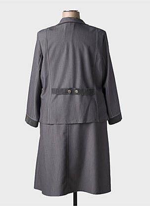 Ensemble jupe fermeture boutonnée sur le devant gris PLURIELLES femme