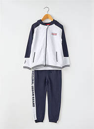 Ensemble de sport type de haut veste bleu MINI BOL garcon