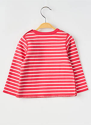 T-shirt manches longues manches longues rouge PETIT BATEAU enfant