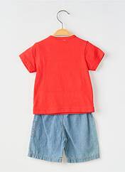 Ensemble short rouge PETITES CANAILLES pour garçon seconde vue