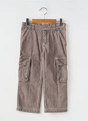 Jeans coupe droite marron PETIT BATEAU pour garçon seconde vue