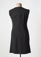 Robe mi-longue noir FEMMES JE VOUS AIME pour femme seconde vue