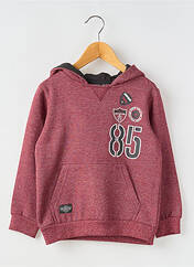 Sweat-shirt à capuche rouge LOSAN pour garçon seconde vue