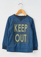 Sweat-shirt bleu KNOT SO BAD pour garçon seconde vue