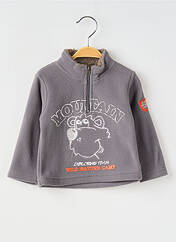 Sweat-shirt gris KNOT SO BAD pour garçon seconde vue