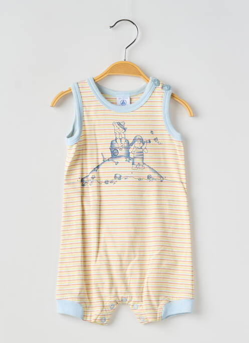 Combishort jaune PETIT BATEAU pour garçon