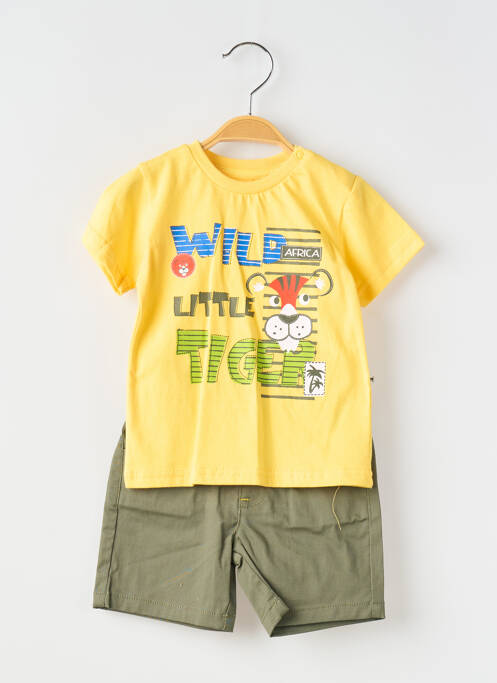 Ensemble short jaune BABY BOL pour garçon