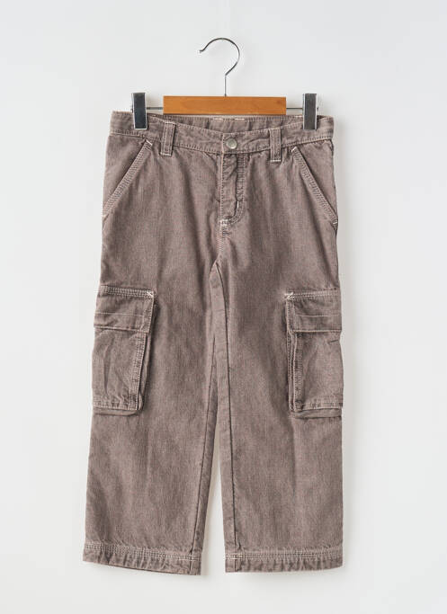 Jeans coupe droite marron PETIT BATEAU pour garçon