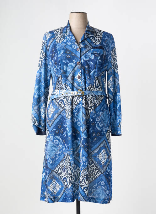 Robe mi-longue bleu VALMODE pour femme