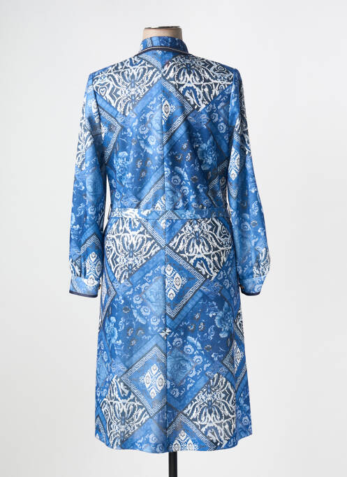 Robe mi-longue bleu VALMODE pour femme
