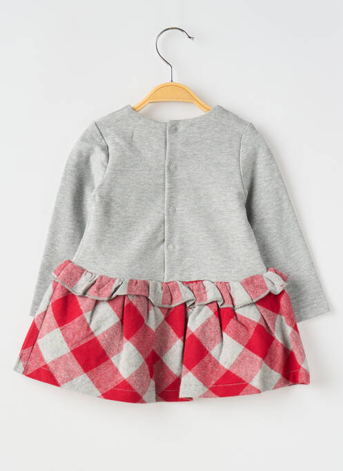 Robe mi-longue gris BABY BOOM pour fille