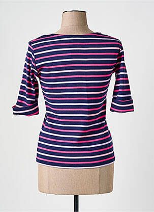 T-shirt coupe cintrée manches courtes bleu ARMOR LUX femme