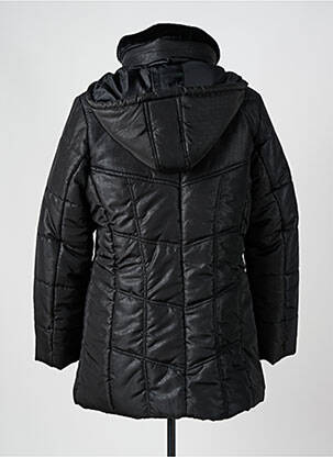 Doudoune poches a capuche noir SATURNE femme