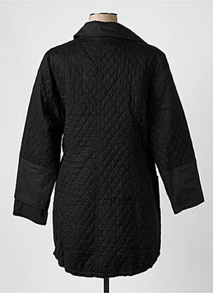 Parka fermeture zippée sur le devant sans capuche noir LUCCHINI femme