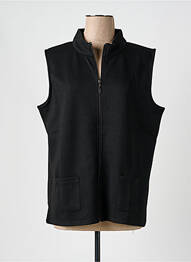 Gilet sans manche sans manche noir GABRIELLA K. femme