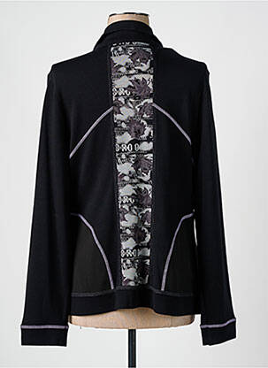 Veste casual coupe droite noir QUATRE VINGT JOURS femme