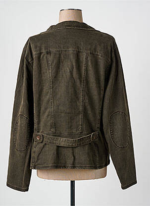 Veste casual col tailleur vert JOST femme