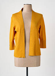 Gilet manches longues manches 3/4 jaune CONCEPT K femme