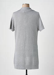 Gilet manches courtes gris JAC JAC pour femme seconde vue