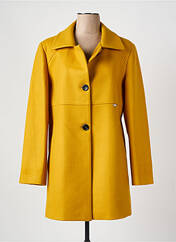 Manteau long jaune QUATRE VINGT JOURS pour femme seconde vue