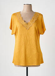 T-shirt jaune CONCEPT K pour femme seconde vue