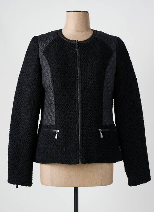Veste casual col rond noir ESCANDELLE femme
