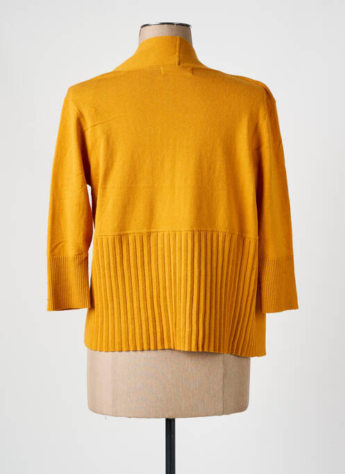 Gilet manches longues jaune CONCEPT K pour femme