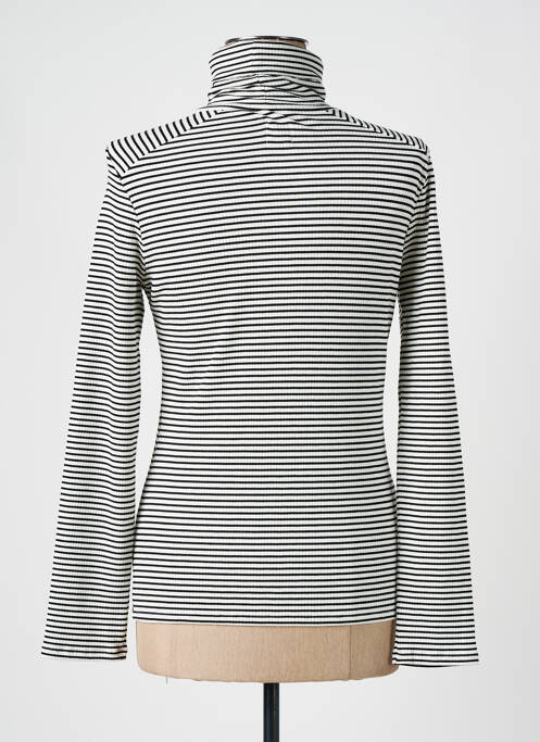 Pull col roulé noir KANOPE pour femme