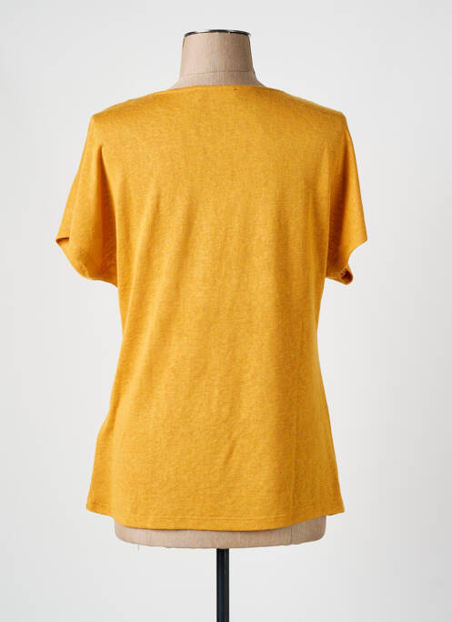 T-shirt jaune CONCEPT K pour femme