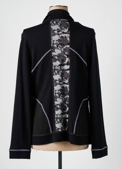 Veste casual noir QUATRE VINGT JOURS pour femme