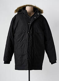 Doudoune poches a capuche noir CBK femme