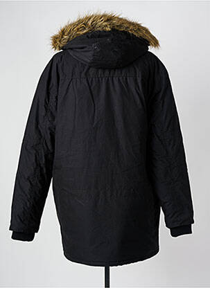 Doudoune poches a capuche noir CBK femme