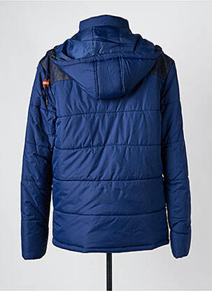 Doudoune manches longues a capuche bleu CBK homme