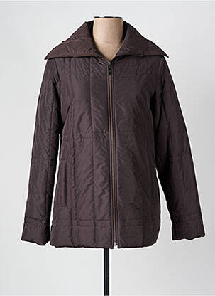 Doudoune manches longues sans capuche marron BURETTI femme