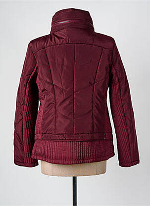 Doudoune manches longues a capuche rouge SPATIAL femme