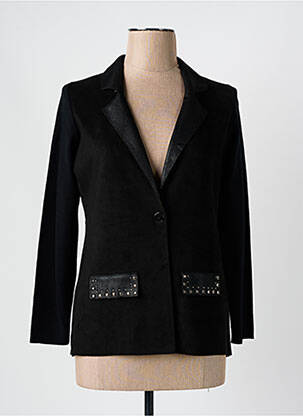 Blazer fausses poches noir TRIPODE femme