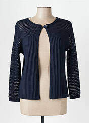 Gilet manches longues bleu FELINO pour femme seconde vue