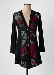 Gilet manches longues noir CICERO pour femme seconde vue