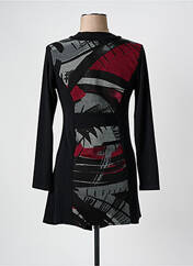 Gilet manches longues noir CICERO pour femme seconde vue