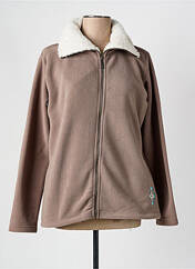 Polaire marron KALAÏS pour femme seconde vue