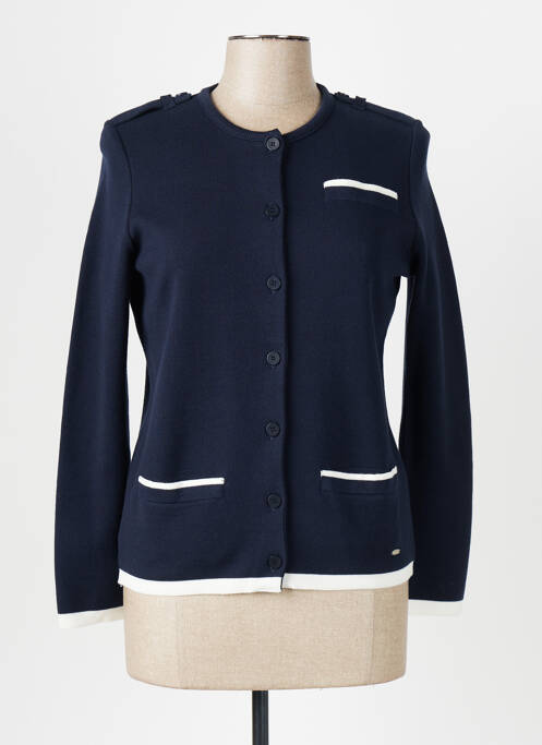 Gilet manches longues bleu ARMOR LUX pour femme