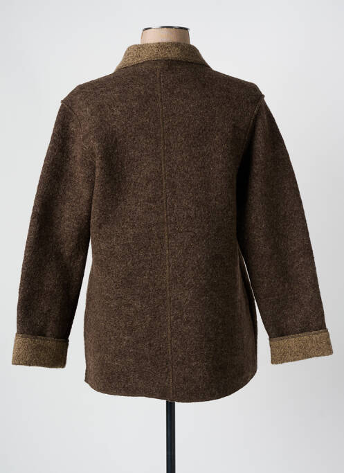 Gilet manches longues marron ARMOR LUX pour femme