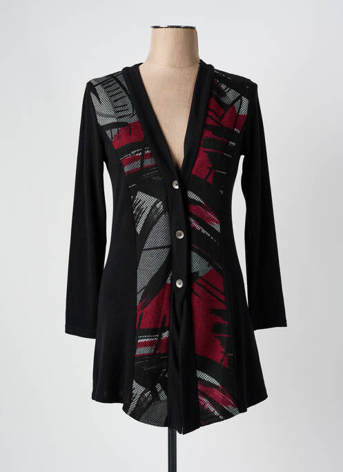 Gilet manches longues noir CICERO pour femme