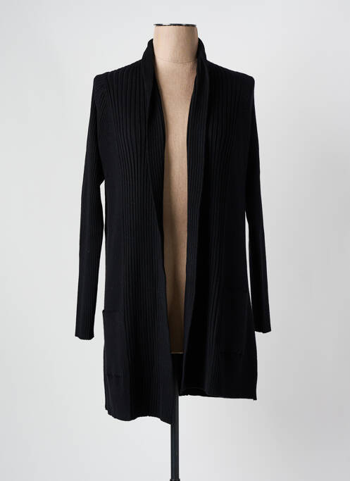 Gilet manches longues noir TRIPODE pour femme