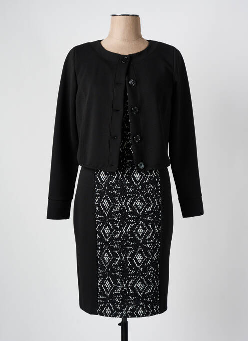 Ensemble robe noir QUATRE VINGT JOURS pour femme