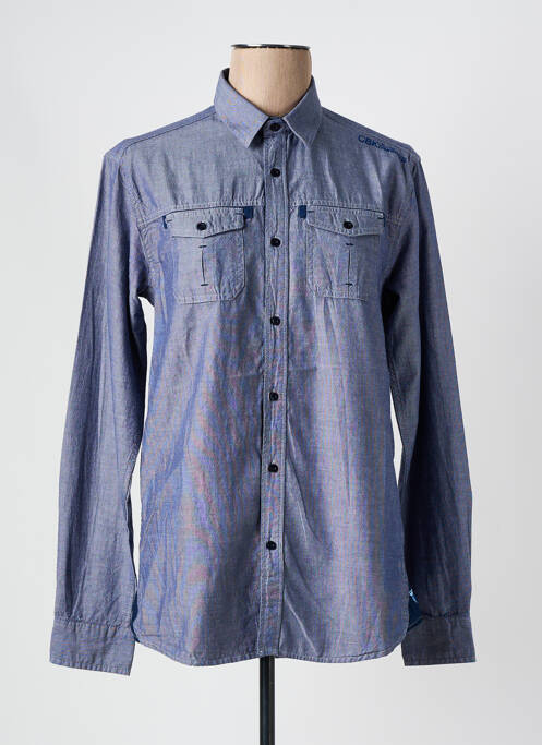 Chemise manches longues bleu CBK pour homme