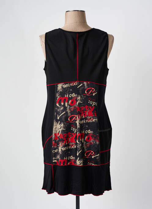 Robe courte noir QUATRE VINGT JOURS pour femme