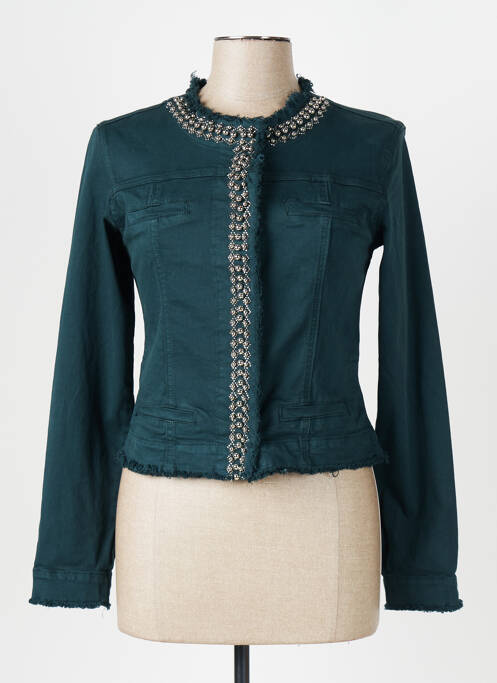 Veste casual vert MELLY & CO pour femme